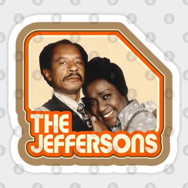 The Jeffersons Sticker by darklordpug